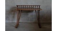 Walnut design desk 100 cm