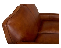 Canapé club cuir 2 places marron clair Canapé club cuir 2 places marron clair