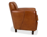 Fauteuil club cuir marron clair Fauteuil club cuir marron clair