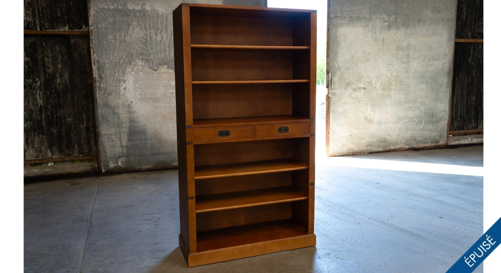 Etagère style marine bois teinte merisier Etagère style marine bois teinte merisier