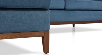 5 seater left hand corner sofa with chaise longue blue jean fabric (MG - 3D) 5 seater left hand corner sofa with chaise longue blue jean fabric (MG - 3D)