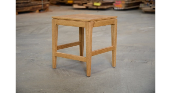 Tabouret de bar design H40 cm bois teinte naturelle