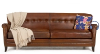 3 seater leather club sofa vintage brown 3 seater leather club sofa vintage brown