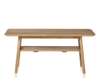 Rectangular oak coffee table natural tint 100x50 cm 100x50 cm Rectangular oak coffee table natural tint 100x50 cm 100x50 cm