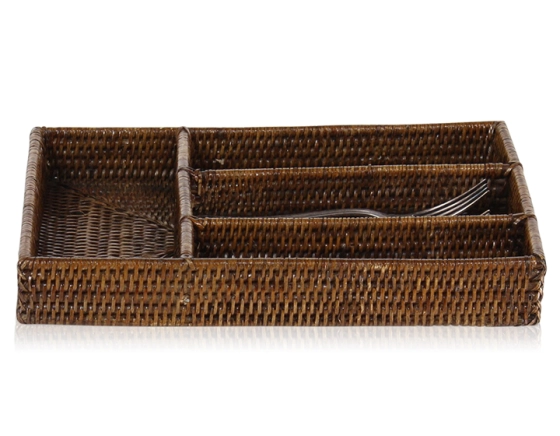 Rattan cutlery range