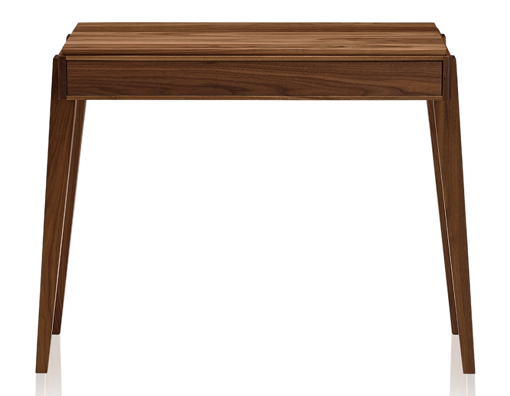 Bureau scandinave en noyer teinte naturelle L100 cm Bureau scandinave en noyer teinte naturelle L100 cm