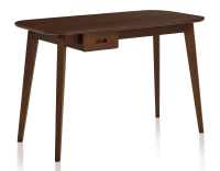 Bureau scandinave en chêne teinte marron foncé L150 cm Bureau scandinave en chêne teinte marron foncé L150 cm