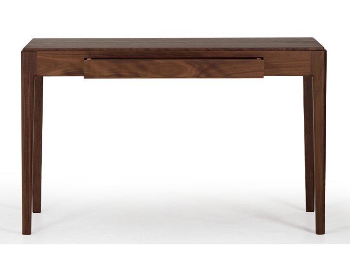 Bureau design en noyer teinte naturelle L120 cm Bureau design en noyer teinte naturelle L120 cm
