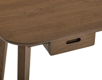 Bureau scandinave en chêne teinte noyer L120 cm Bureau scandinave en chêne teinte noyer L120 cm