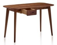 Scandinavian walnut desk natural tint L120 cm Scandinavian walnut desk natural tint L120 cm