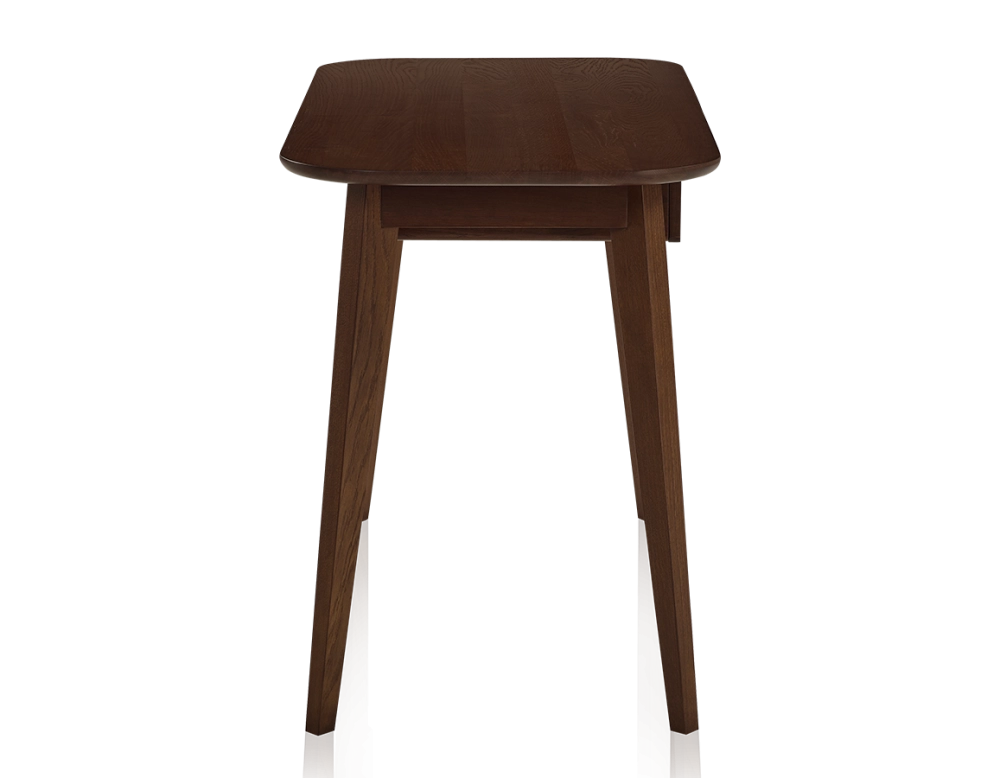 Bureau scandinave en chêne teinte marron foncé L150 cm Bureau scandinave en chêne teinte marron foncé L150 cm