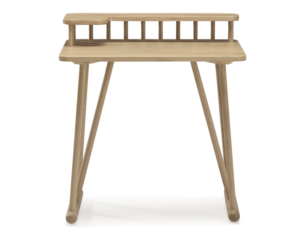 Bureau design en chêne teinte naturelle L80 cm Bureau design en chêne teinte naturelle L80 cm