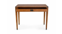 Escritorio marino 1 cajón madera tintada cerezo tablero de madera