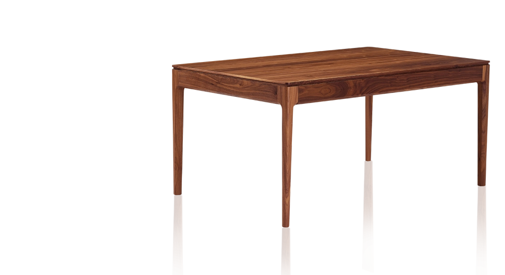 Table extensible 6 à 12 personnes en noyer avec plateau et allonges bois teinte naturelle 140x100 cm Table extensible 6 à 12 personnes en noyer avec plateau et allonges bois teinte naturelle 140x100 cm