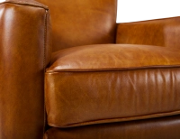 Leather club armchair cognac Leather club armchair cognac