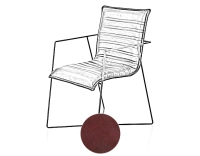 Fauteuil de bureau cuir rouge carmin Fauteuil de bureau cuir rouge carmin