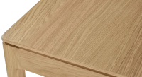 Table salle à manger 6 personnes en chêne teinte naturelle plateau bois 140x90 cm Table salle à manger 6 personnes en chêne teinte naturelle plateau bois 140x90 cm
