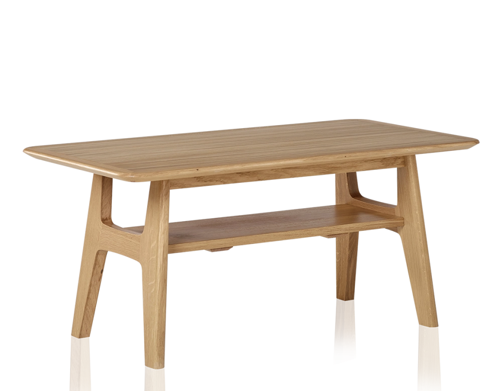 Rectangular oak coffee table natural tint 100x50 cm 100x50 cm Rectangular oak coffee table natural tint 100x50 cm 100x50 cm