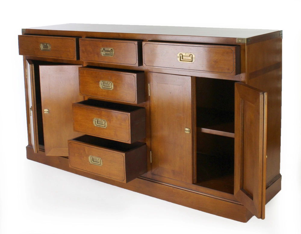 Buffet marine grand modèle bois teinte merisier Buffet marine grand modèle bois teinte merisier