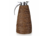 Thermos en rotin brun 1.3 litre Thermos en rotin brun 1.3 litre