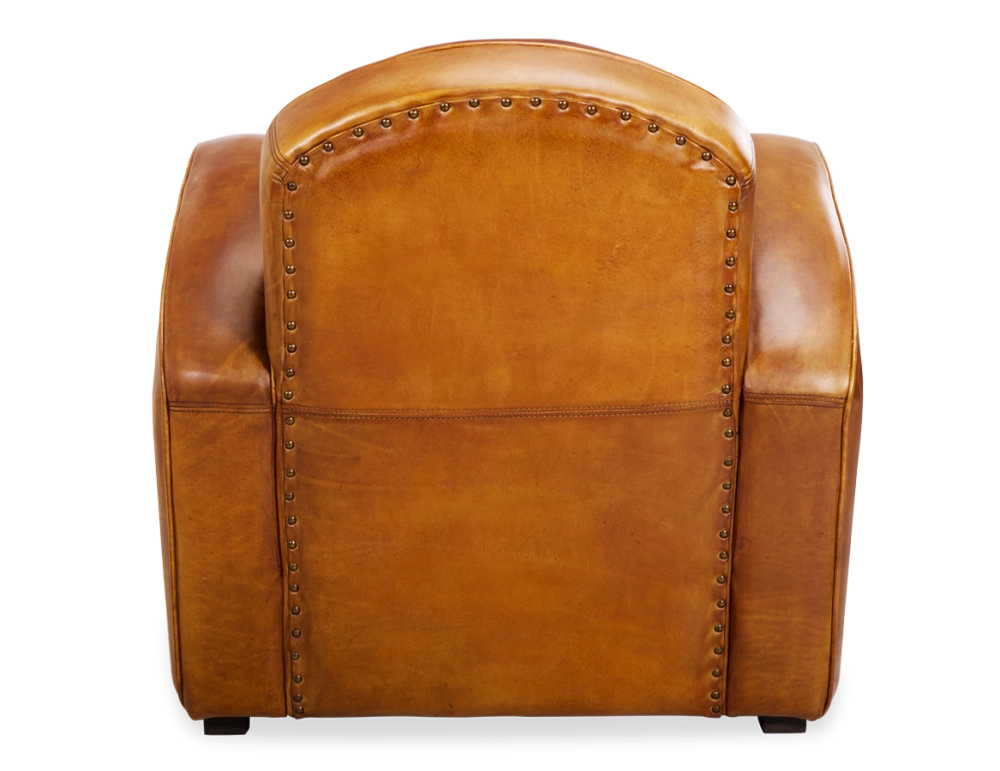 Fauteuil club cuir cognac Fauteuil club cuir cognac