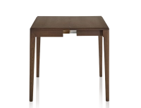 Console pliante en chêne teinte marron foncé 120x40 cm Console pliante en chêne teinte marron foncé 120x40 cm