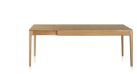 Table extensible 8 à 14 personnes en chêne avec plateau et allonges bois teinte naturelle 210x100 cm Table extensible 8 à 14 personnes en chêne avec plateau et allonges bois teinte naturelle 210x100 cm