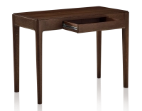 Bureau design en chêne teinte marron foncé L100 cm Bureau design en chêne teinte marron foncé L100 cm
