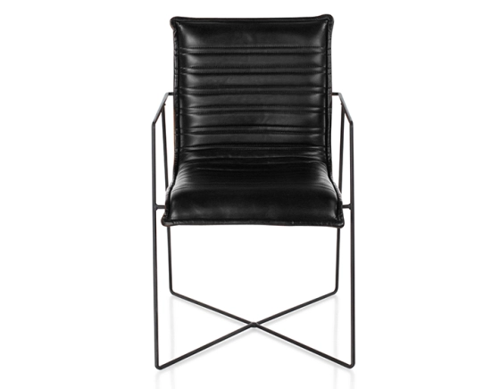 Fauteuil de bureau cuir noir