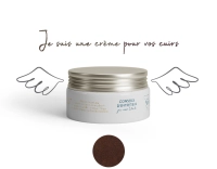 Crème de soin teintée pour cuir de buffle marron soutenu Crème de soin teintée pour cuir de buffle marron soutenu