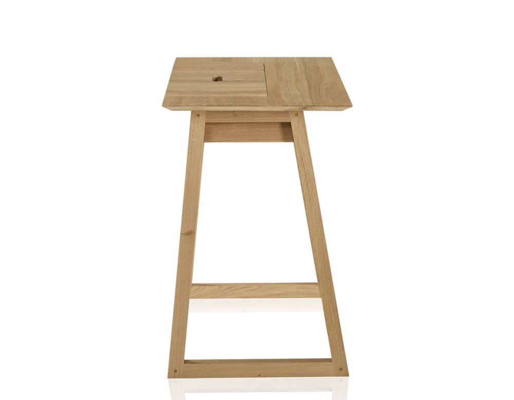 Bureau design en chêne teinte naturelle l150 cm Bureau design en chêne teinte naturelle l150 cm