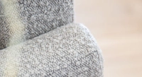 Module droit 2,5 places tissu bouclé taupe clair Module droit 2,5 places tissu bouclé taupe clair