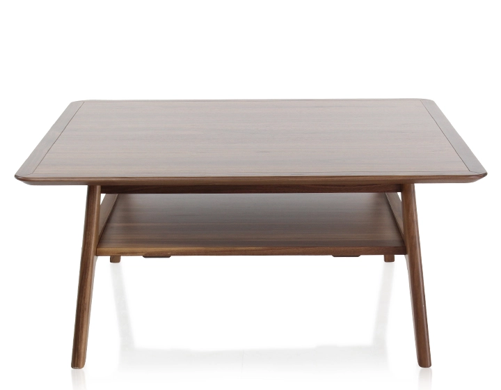 Table basse carrée en noyer teinte naturelle 100x100 cm 100x100 cm Table basse carrée en noyer teinte naturelle 100x100 cm 100x100 cm