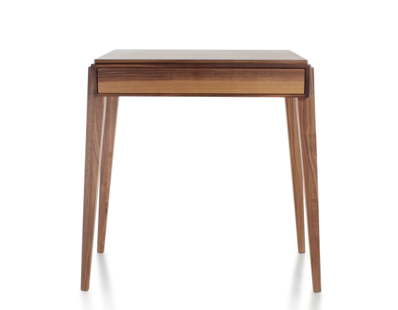 Bureau scandinave en noyer teinte naturelle L80 cm