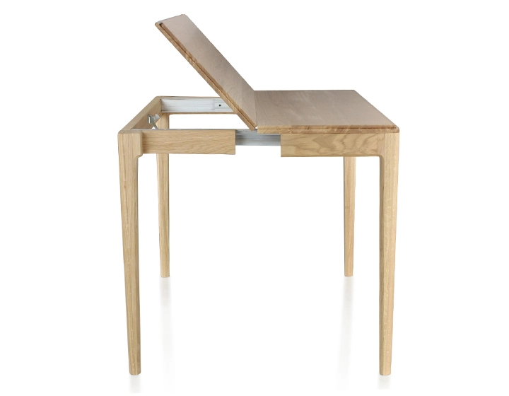 Console pliante en chêne teinte naturelle 100x40 cm Console pliante en chêne teinte naturelle 100x40 cm