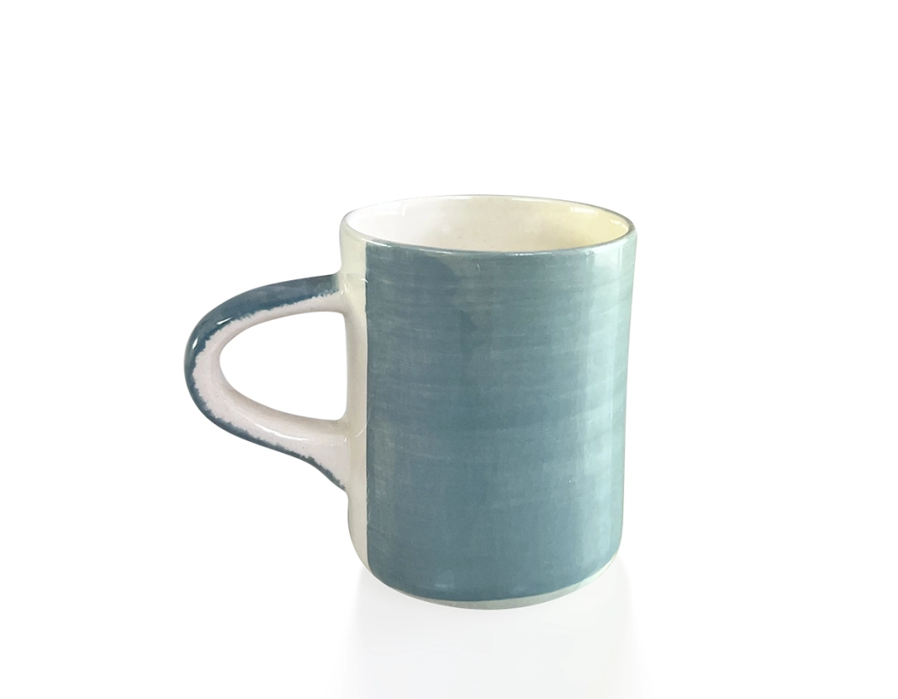 Tasse à café en céramique grise claire unie Tasse à café en céramique grise claire unie