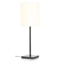Lampe salon grande noire abat jour ivoire Lampe salon grande noire abat jour ivoire