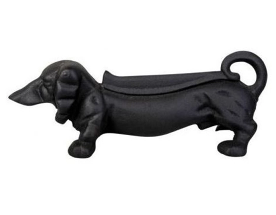 Cast iron boot scraper dachshund