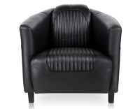 Fauteuil club cuir noir Fauteuil club cuir noir
