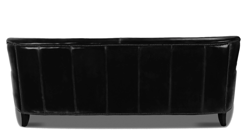 3 seater leather club sofa black studded armrests 3 seater leather club sofa black studded armrests