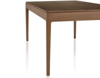 8 person oak dining table walnut tint wooden top 180x100 cm 8 person oak dining table walnut tint wooden top 180x100 cm