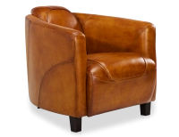 Fauteuil club cuir cognac Fauteuil club cuir cognac