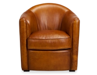 Fauteuil club cuir cognac Fauteuil club cuir cognac