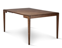 Console extensible en noyer avec 2 allonges teinte naturelle 120x50 cm 120X50 cm Console extensible en noyer avec 2 allonges teinte naturelle 120x50 cm 120X50 cm