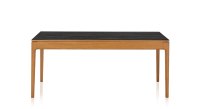 Dining table for 6 people in oak and ceramic with cherry-stained wood and black marble-effect ceramic top 160x90 cm Dining table for 6 people in oak and ceramic with cherry-stained wood and black marble-effect ceramic top 160x90 cm