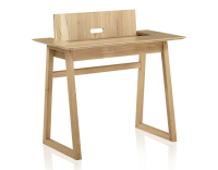 Bureau design en chêne teinte naturelle l150 cm Bureau design en chêne teinte naturelle l150 cm