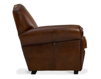 Fauteuil club cuir marron vintage Fauteuil club cuir marron vintage