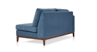 Module gauche 3 places tissu bleu jean Module gauche 3 places tissu bleu jean