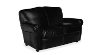 2 seater leather club sofa black 2 seater leather club sofa black