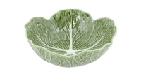 Coupelle 15cm faïence verte lot de 2